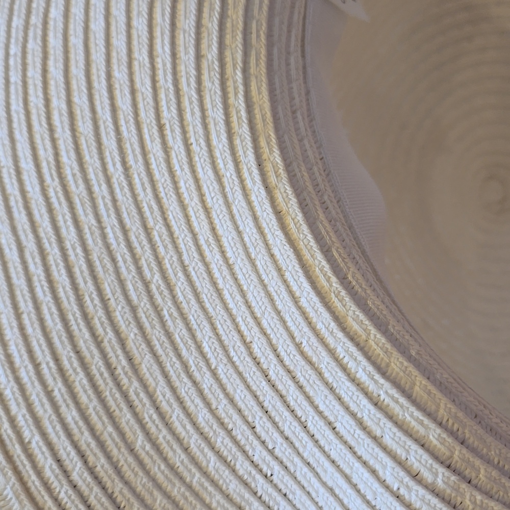 New Madd Hatter Wide Brim Hat with Beachy Gold Chain Accent - Picture 9 of 9
